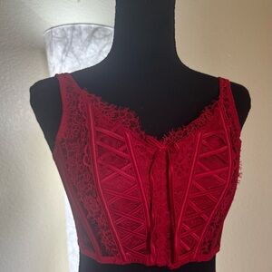 Victoria's Secret Red Lace Bra